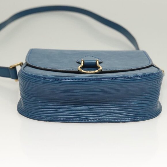 LOUIS VUITTON Epi Saint Cloud PM Shoulder Bag Blue - Picture 9 of 16